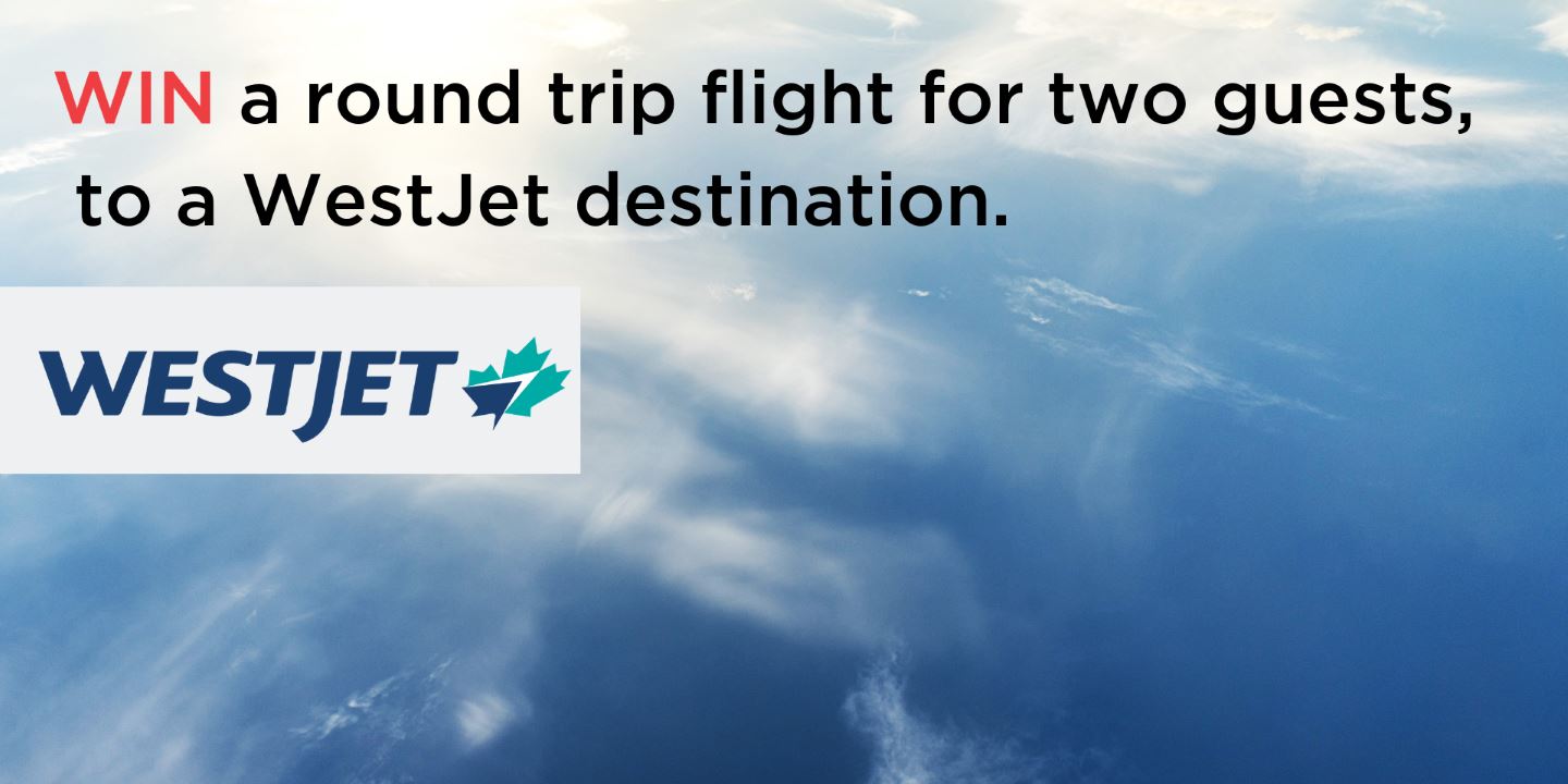 West Jet Travel Voucher for 2