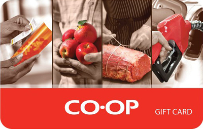 Sherwood COOP gift cards at $200
