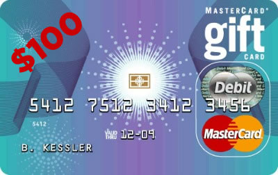 $100 MasterCard Gift Cards