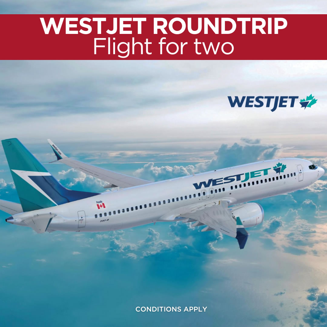 WestJet Round Trip for Two